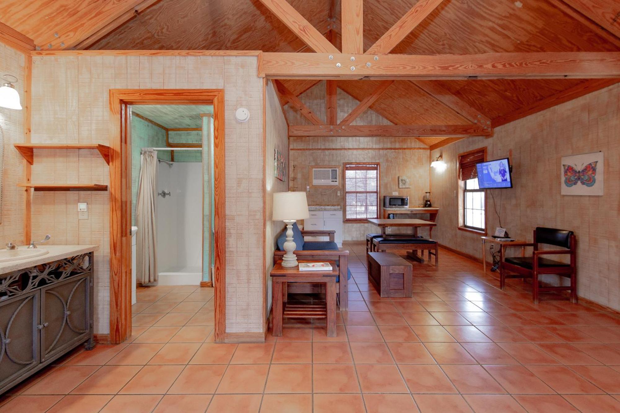 Seven Bluff Cabins Concan Extérieur photo